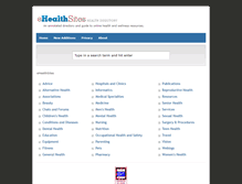 Tablet Screenshot of ehealthsites.com